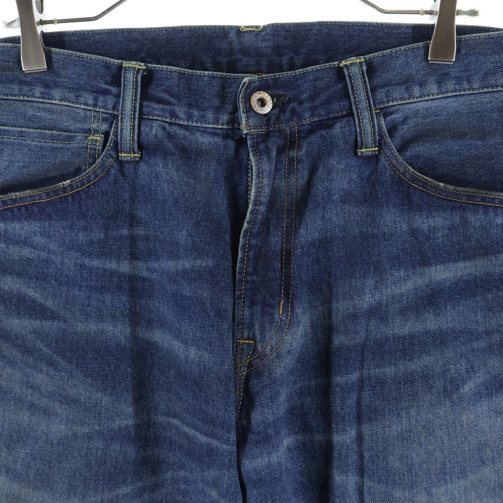 SEQUEL(シークエル) 25AW ×FRAGMENT DENIM PANTS フラグメント ユーズド加工 ジップフライ デニムパンツ インディゴ SQ-25AW-PT-09