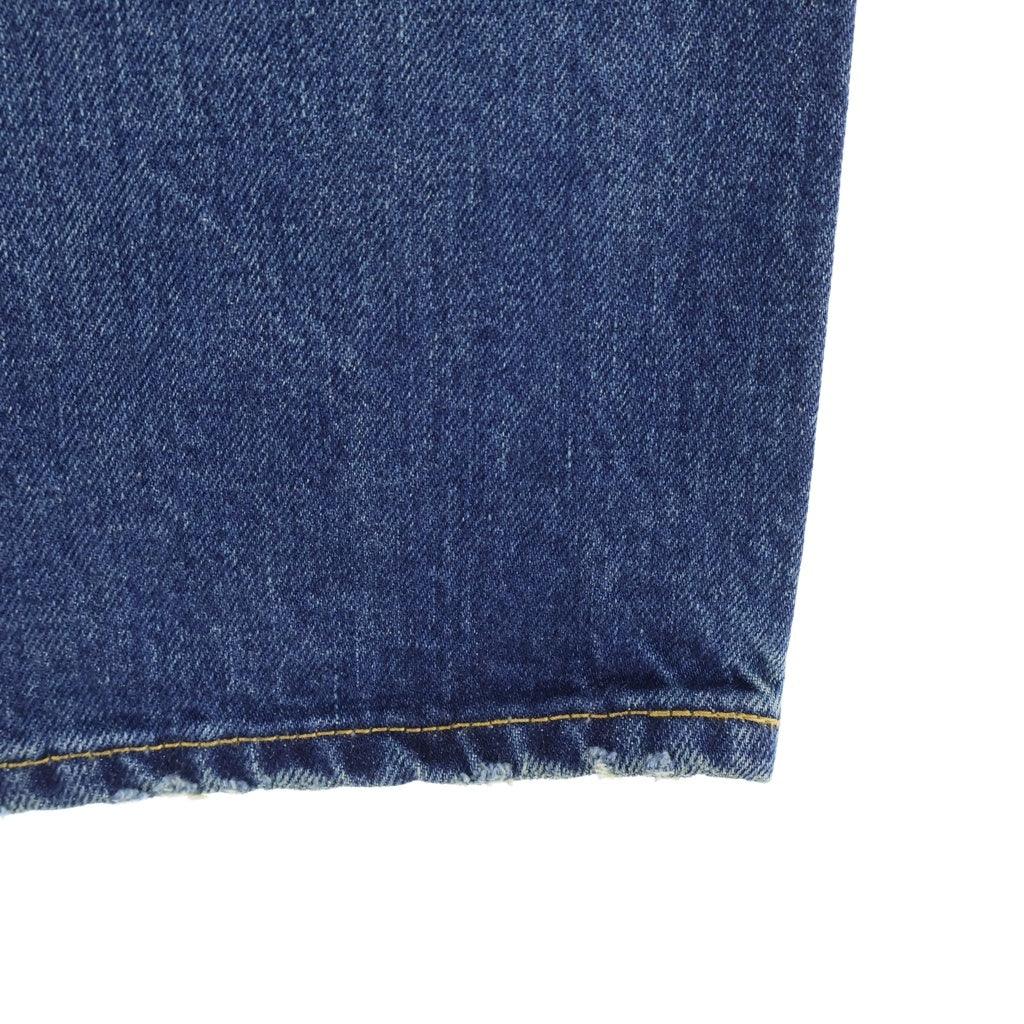 SEQUEL(シークエル) 25AW ×FRAGMENT DENIM PANTS フラグメント ユーズド加工 ジップフライ デニムパンツ インディゴ SQ-25AW-PT-09