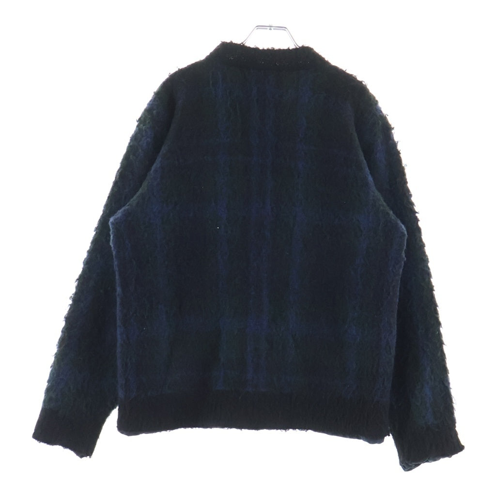 Sacai(サカイ) 24AW Plaid Knit Cardigan プレイド チェック ニットカーディガン グリーン 24-03448M