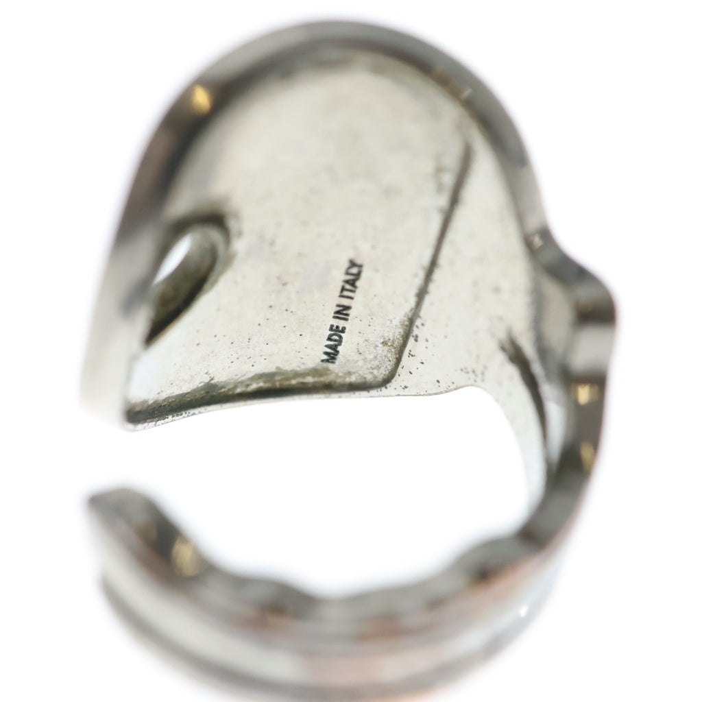 MM6 Maison Margiela(エムエムシックスメゾンマルジェラ) キーモチーフ ナンバリングロゴ リング シルバー SM7UQ0066