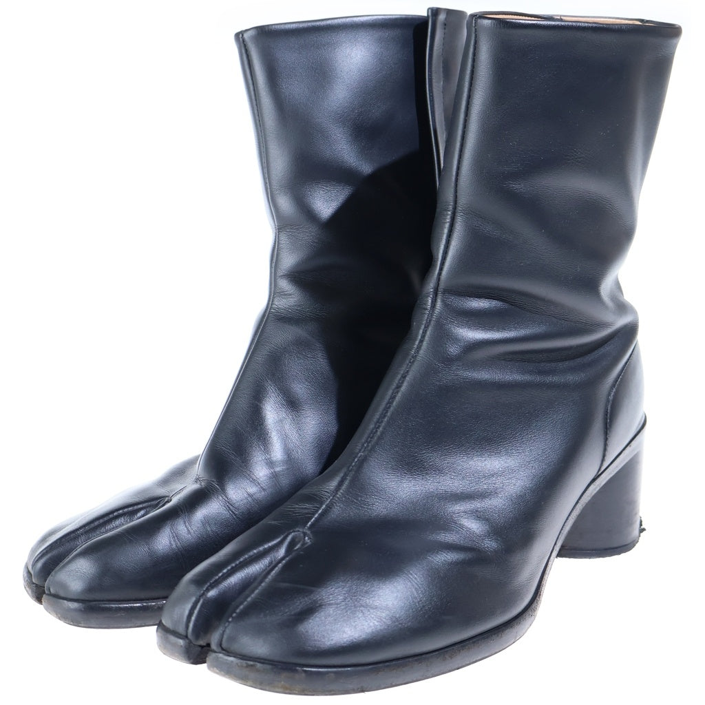 Maison Margiela(メゾンマルジェラ) TABI ANKLE BOOTS 足袋 レザーアンクルブーツ ブラック S57WU0132