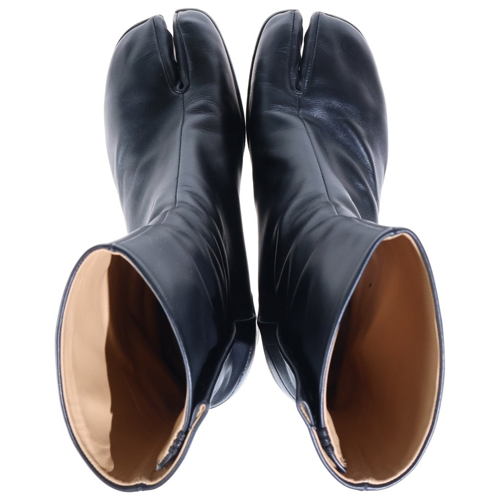 Maison Margiela(メゾンマルジェラ) TABI ANKLE BOOTS 足袋 レザーアンクルブーツ ブラック S57WU0132