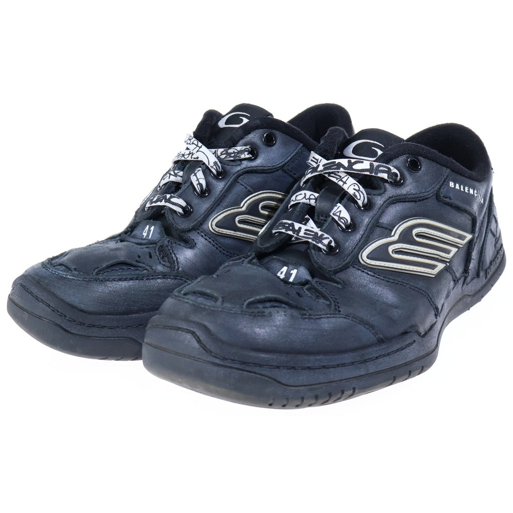 BALENCIAGA(バレンシアガ) Hamptons Worn-out ハンプトンズ ウォーンアウト ローカットスニーカー ブラック 841765