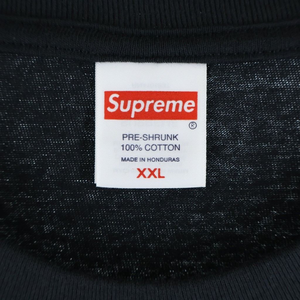 SUPREME(シュプリーム) 26AW Prayer Card Box Logo Tee 祈祷 プレイヤーカード ボックスロゴ クルーネック半袖Tシャツ カットソー ブラック