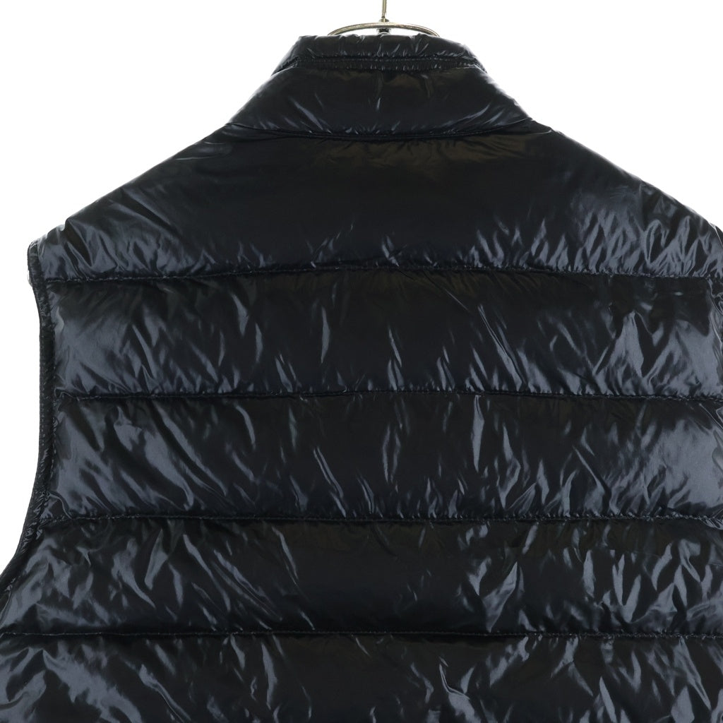 MONCLER(モンクレール) GUI GILET ロゴパッチ ジップアップ ダウンベスト ブラック 310914336199 53029