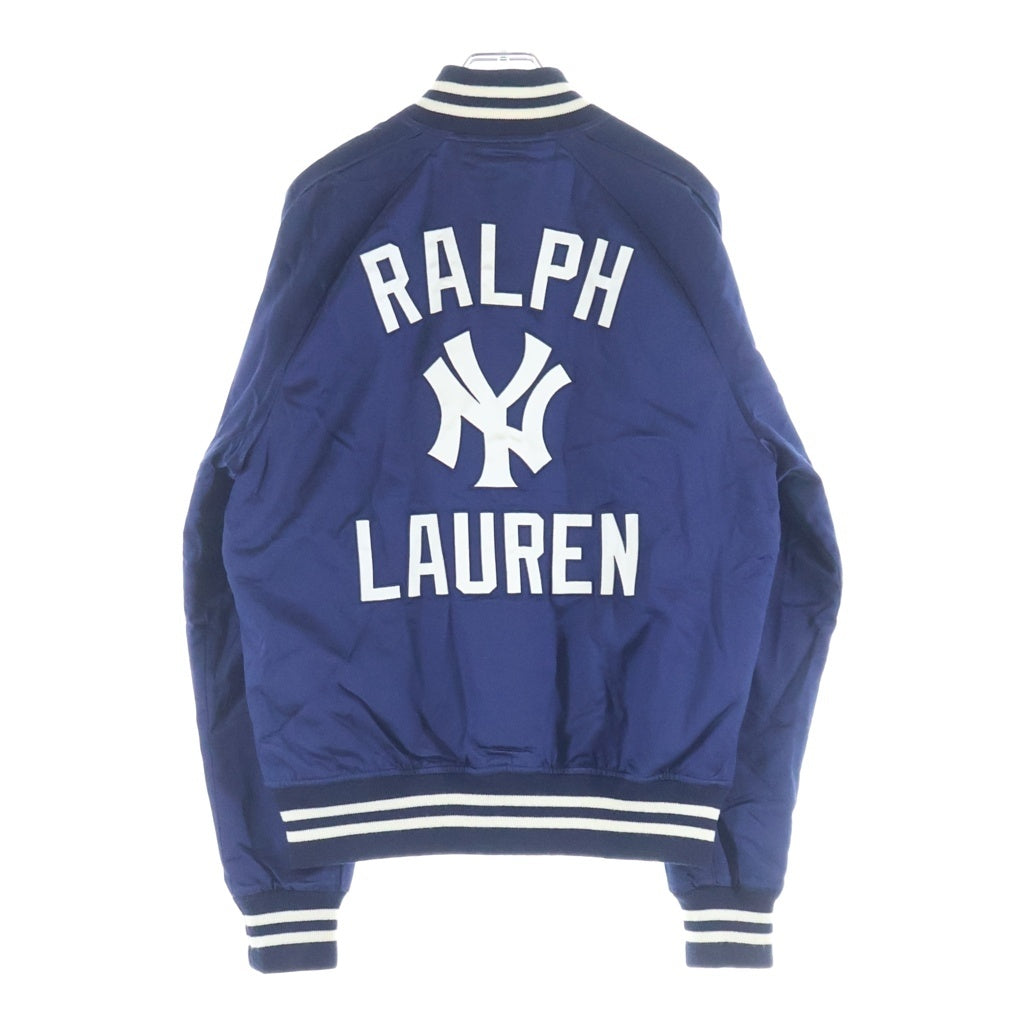 POLO RALPH LAUREN(ポロラルフローレン) ×MLB ニューヨークヤンキース サテン バーシティジャケット ネイビー MNPOOTW16020300