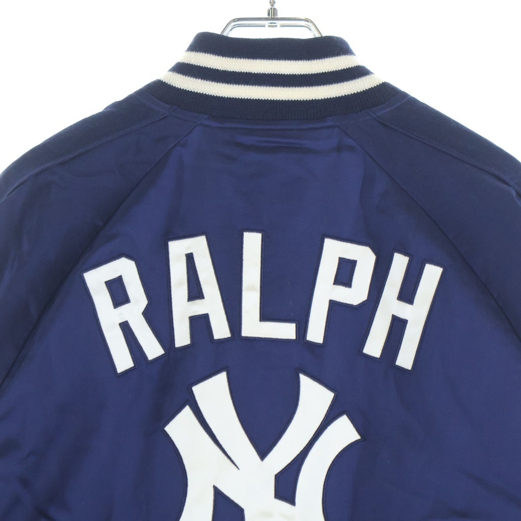 POLO RALPH LAUREN(ポロラルフローレン) ×MLB ニューヨークヤンキース サテン バーシティジャケット ネイビー MNPOOTW16020300