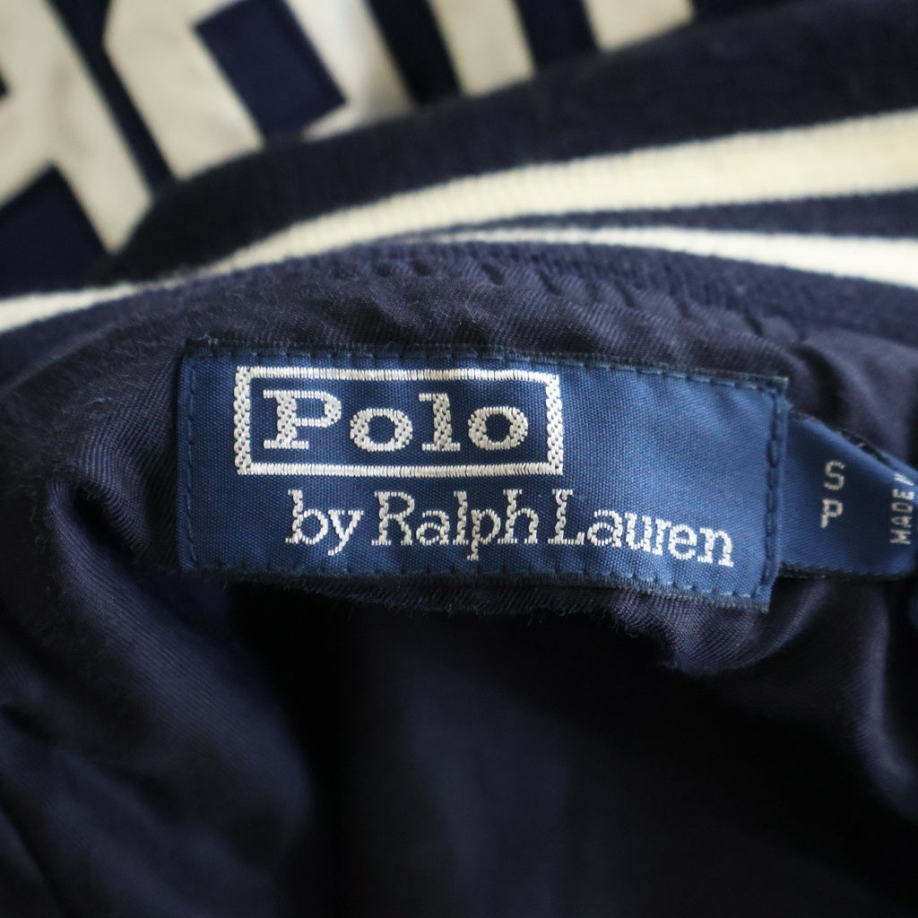 POLO RALPH LAUREN(ポロラルフローレン) ×MLB ニューヨークヤンキース サテン バーシティジャケット ネイビー MNPOOTW16020300
