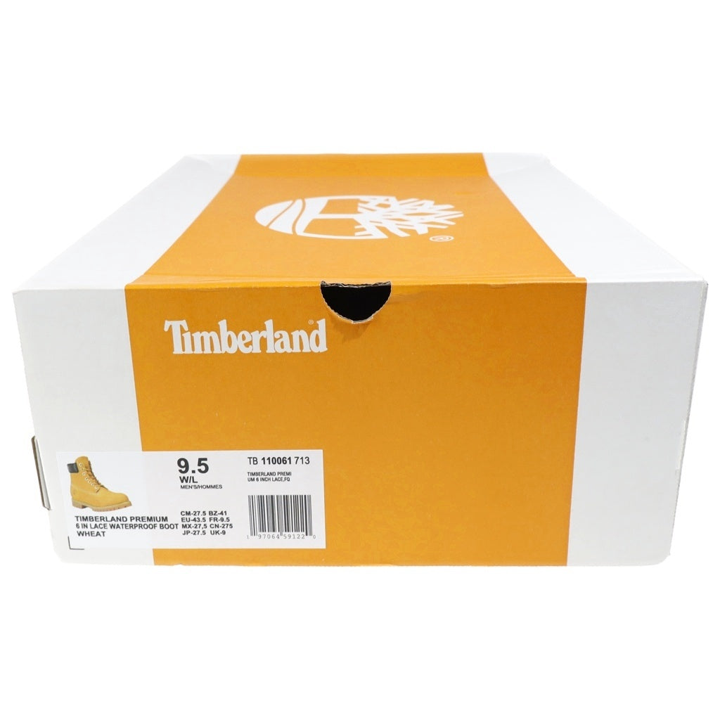 Timberland(ティンバーランド) 6 INCH PREMIUM WATERPROOF BOOT 6インチ プレミアム ウォータープルーフ ブーツ ブラウン US9.5/27.5cm 110061