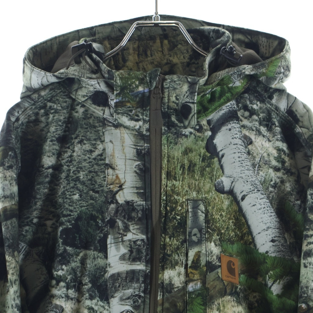 CARHARTT(カーハート) 18AW BUCKFIELD JACKET バックフィールド リアルツリーカモ フーデッドソフトシェルジャケット グリーン 103292-356