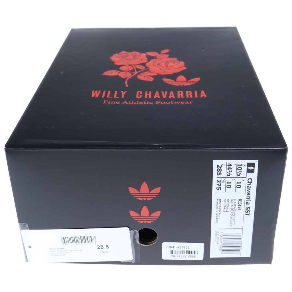 adidas(アディダス) ×WILLY CHAVARRIA SUPERSTAR CORE BLACK ウィリーチャバリア スーパースター コア ローカットスニーカー ブラック US10.5/28.5cm KI5156