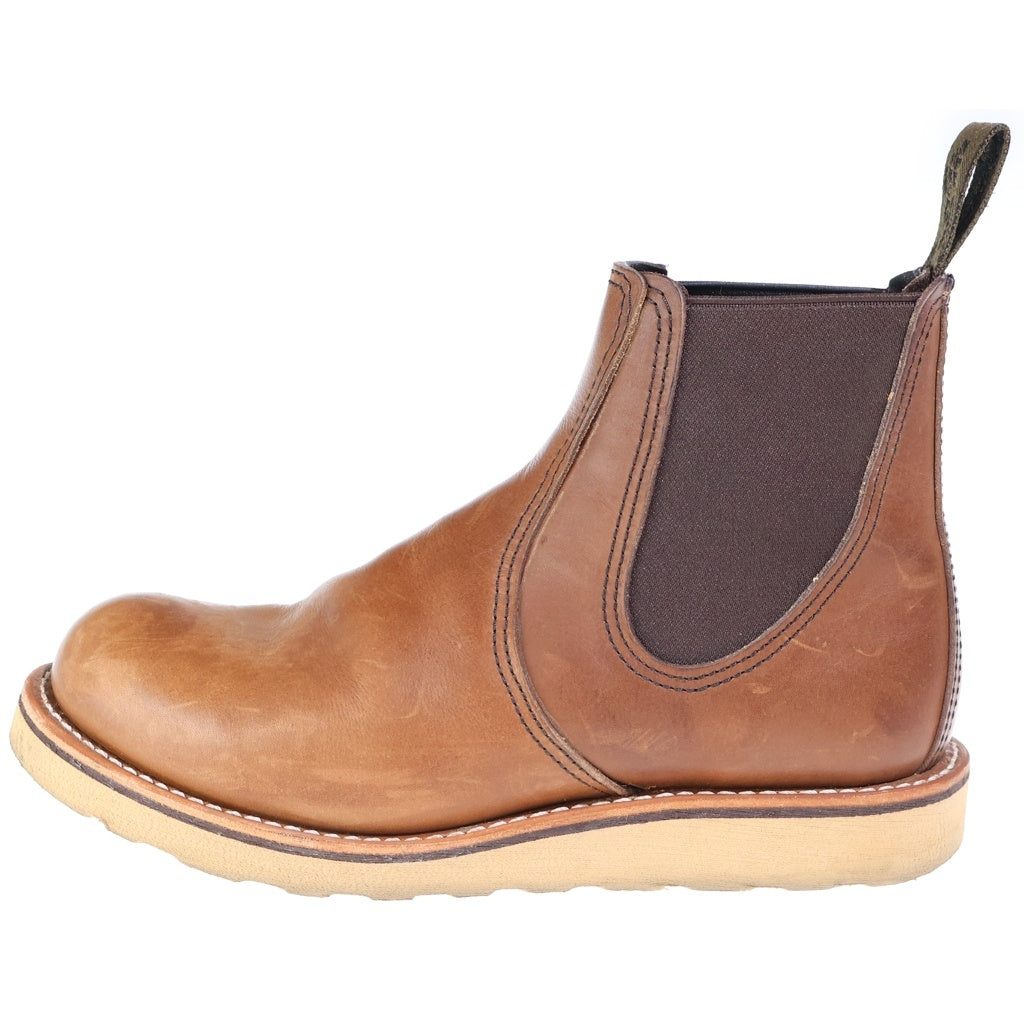 RED WING(レッド ウイング) Classic Chelsea クラシックチェルシー レザー サイドゴアブーツ ブラウン 3190