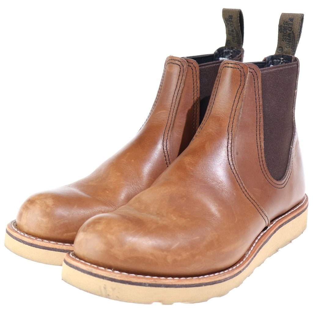 RED WING(レッド ウイング) Classic Chelsea クラシックチェルシー レザー サイドゴアブーツ ブラウン 3190
