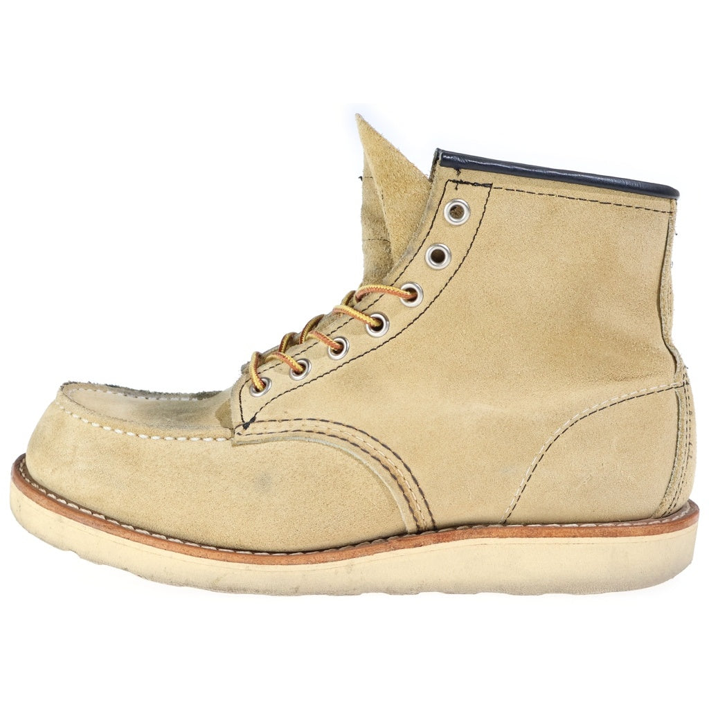 RED WING(レッド ウイング) 6inch CLASSIC MOC TAN ROUGH OUT SUEDE 6インチ クラシックモック タンラフアウト スエード レースアップブーツ ブラウン 8173