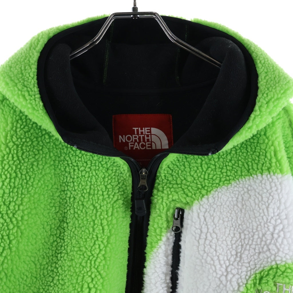 SUPREME(シュプリーム) 20AW ×THE NORTH FACE S Logo Hooded Fleece Jacket ノースフェイス Sロゴ フーデッドフリースジャケット グリーン NT62004I