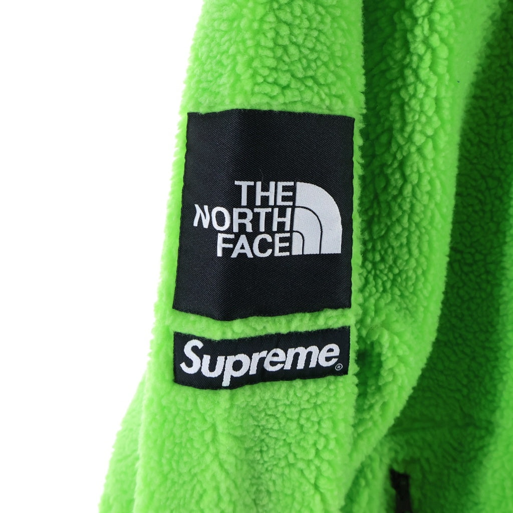 SUPREME(シュプリーム) 20AW ×THE NORTH FACE S Logo Hooded Fleece Jacket ノースフェイス Sロゴ フーデッドフリースジャケット グリーン NT62004I
