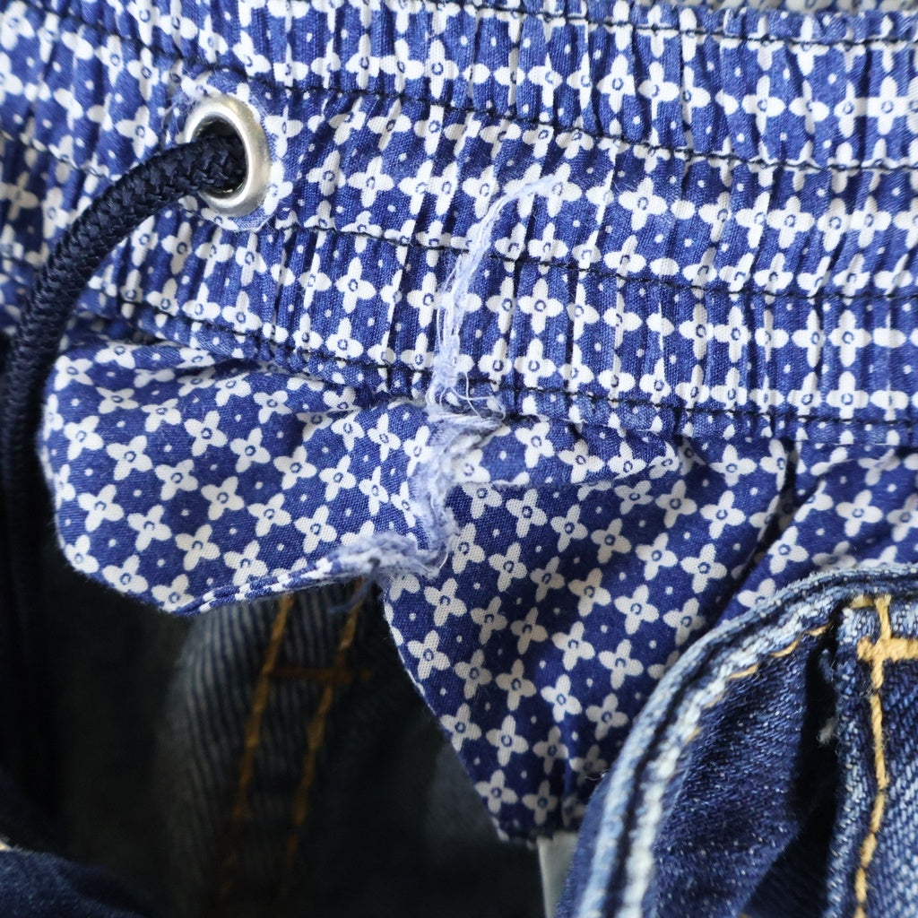 DSQUARED2(ディースクエアード) WORKWEAR JEAN ワークウェアジーン ダメージ リペア加工 レイヤードドッキング ストレッチデニムパンツ インディゴ S71LA0821 S30309