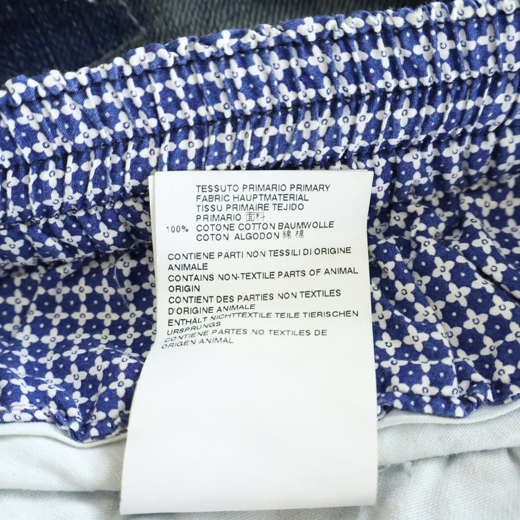 DSQUARED2(ディースクエアード) WORKWEAR JEAN ワークウェアジーン ダメージ リペア加工 レイヤードドッキング ストレッチデニムパンツ インディゴ S71LA0821 S30309