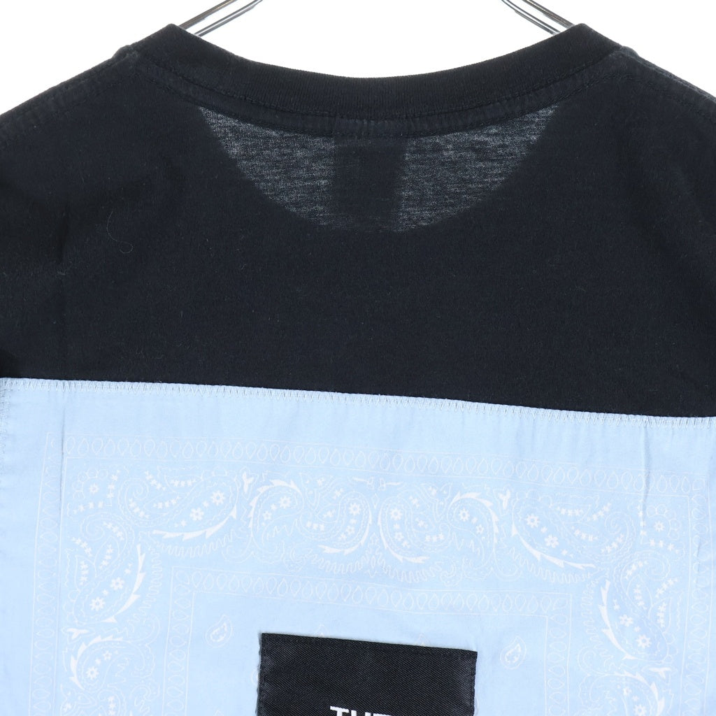 SUPREME(シュプリーム) 22SS ×THE NORTH FACE Bandana S/S Tee ノースフェイス バンダナロゴプリントTシャツ 半袖クルーネックカットソー ブラック NT02209I