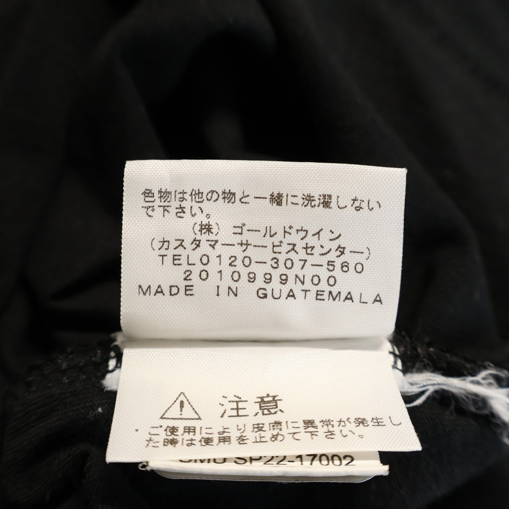 SUPREME(シュプリーム) 22SS ×THE NORTH FACE Bandana S/S Tee ノースフェイス バンダナロゴプリントTシャツ 半袖クルーネックカットソー ブラック NT02209I