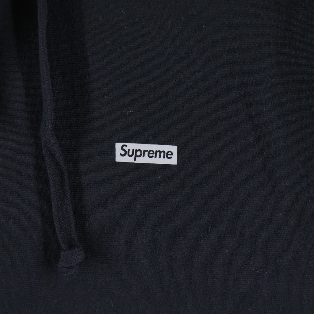 SUPREME(シュプリーム) 16AW 3M Reflective Small Box Logo Hooded Sweatshirt リフレクティブ スモールボックスロゴ プルオーバースウェットパーカー フーディー ブラック