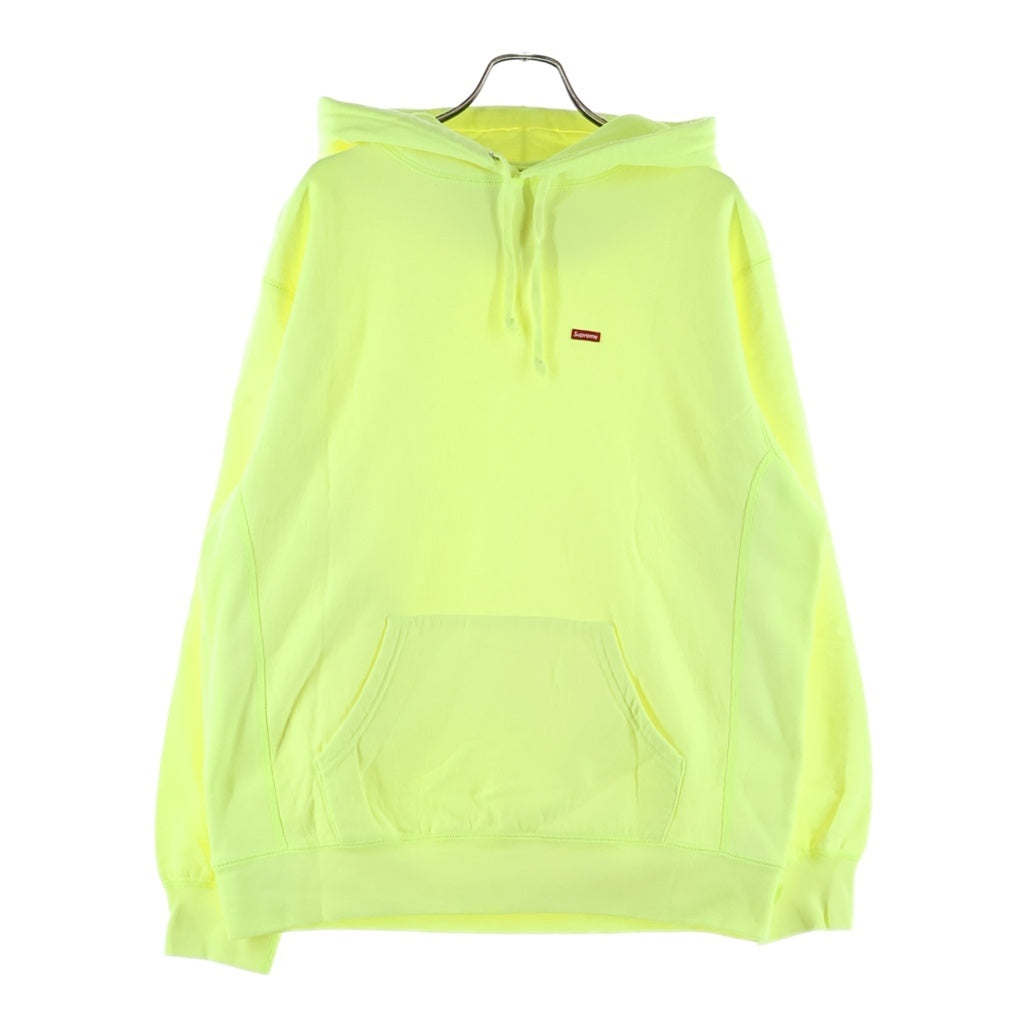SUPREME(シュプリーム) 21SS Small Box Logo Hooded Sweatshirt スモールボックスロゴ プルオーバースウェットパーカー フーディー イエロー