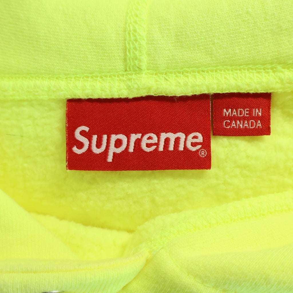 SUPREME(シュプリーム) 21SS Small Box Logo Hooded Sweatshirt スモールボックスロゴ プルオーバースウェットパーカー フーディー イエロー