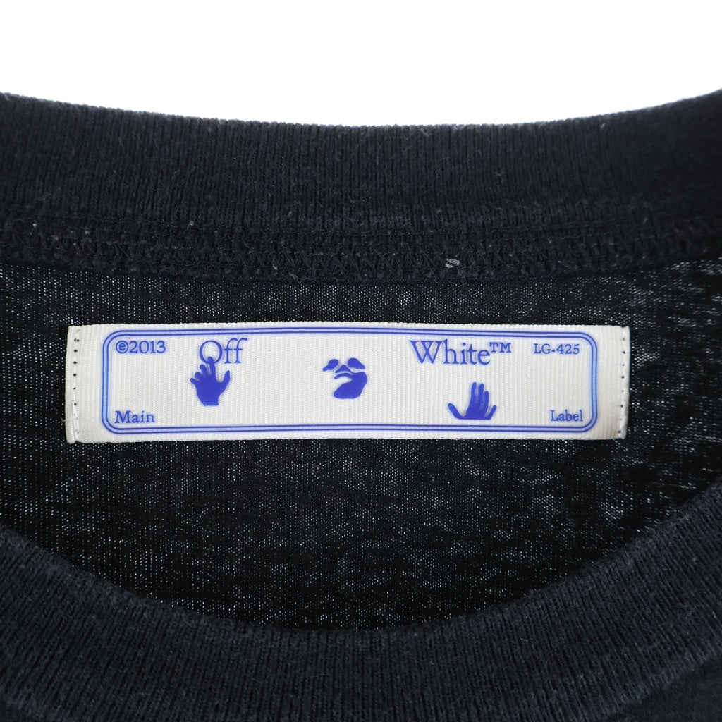 OFF-WHITE(オフホワイト) 20AW MARKER S/S TEE マーカー ロゴプリントTシャツ 半袖クルーネックカットソー ブラック OMAA027E20JER005