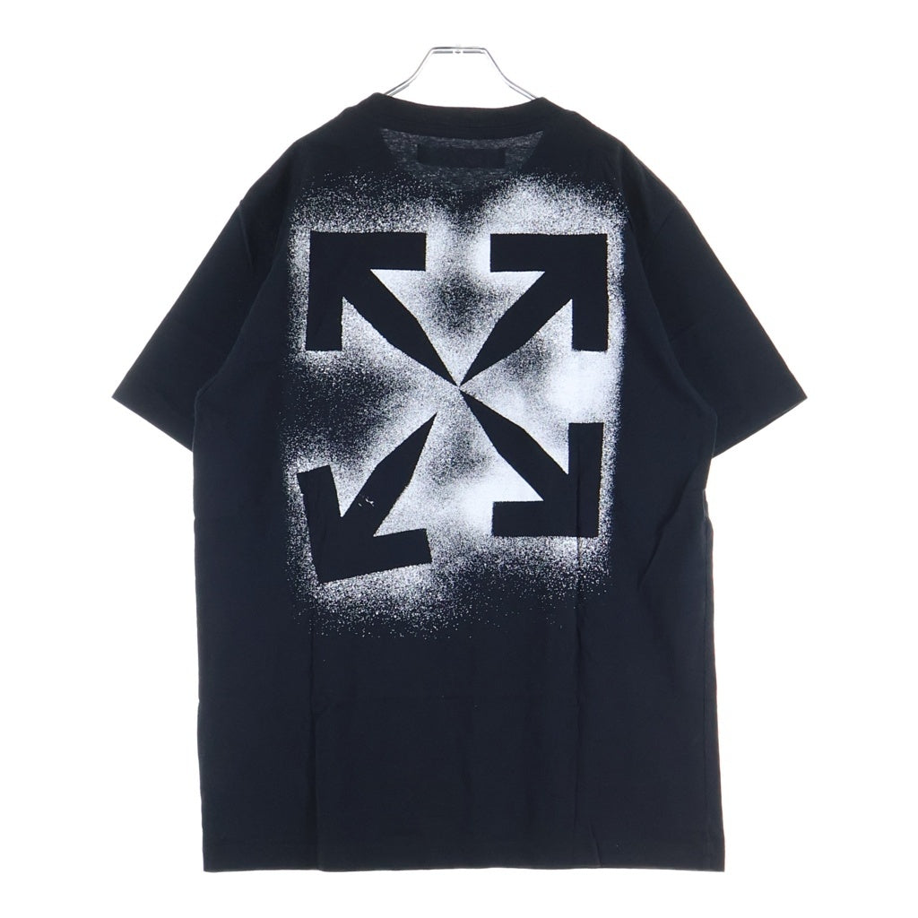 OFF-WHITE(オフホワイト) 20AW STENCIL S/S TEE ステンシル ロゴプリントTシャツ 半袖クルーネックカットソー ブラック OMAA027E20JER006