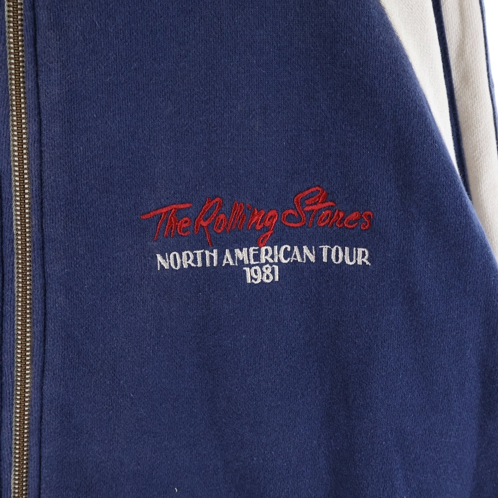 VINTAGE(ヴィンテージ) 80S VINTAGE THE ROLLING STONES NORTH AMERICAN TOUR ヴィンテージ ローリングストーンズ 500着限定 トラックジャケット ネイビー