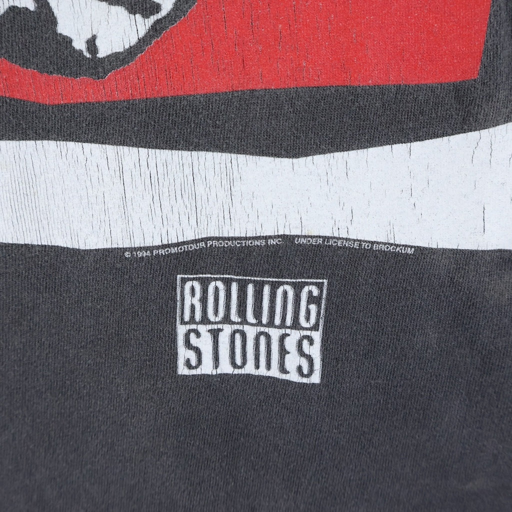 VINTAGE(ヴィンテージ) 90S VINTAGE THE ROLLING STONES VOODOO LOUNGE TOUR BROCKUM ローリングストーンズ ブードゥー 長袖 ヴィンテージTシャツ カットソー ブラック