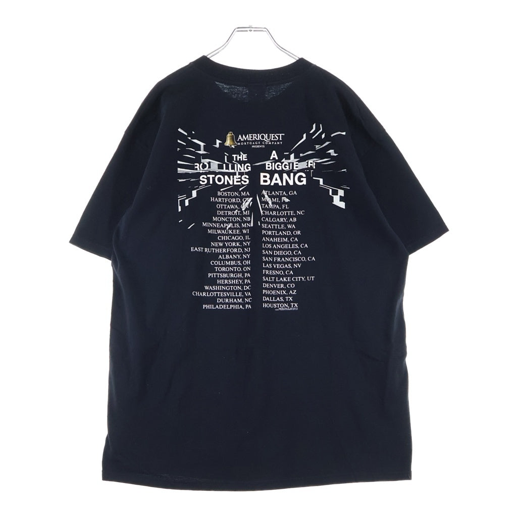 VINTAGE(ヴィンテージ) 00S VINTAGE THE ROLLING STONES BIGGEER BANG ANVIL ローリングストーンズ ビガーバング 半袖 ヴィンテージTシャツ カットソー ブラック