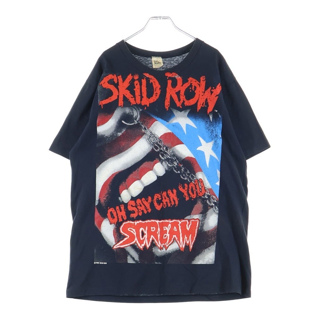 VINTAGE(ヴィンテージ) 90S VINTAGE SKIT ROW OH SAY CAN YOU SCREAM スキットロー オー セイ キャン ユー スクリーム 半袖 ヴィンテージTシャツ カットソー ブラック