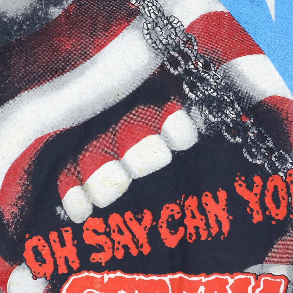 VINTAGE(ヴィンテージ) 90S VINTAGE SKIT ROW OH SAY CAN YOU SCREAM スキットロー オー セイ キャン ユー スクリーム 半袖 ヴィンテージTシャツ カットソー ブラック