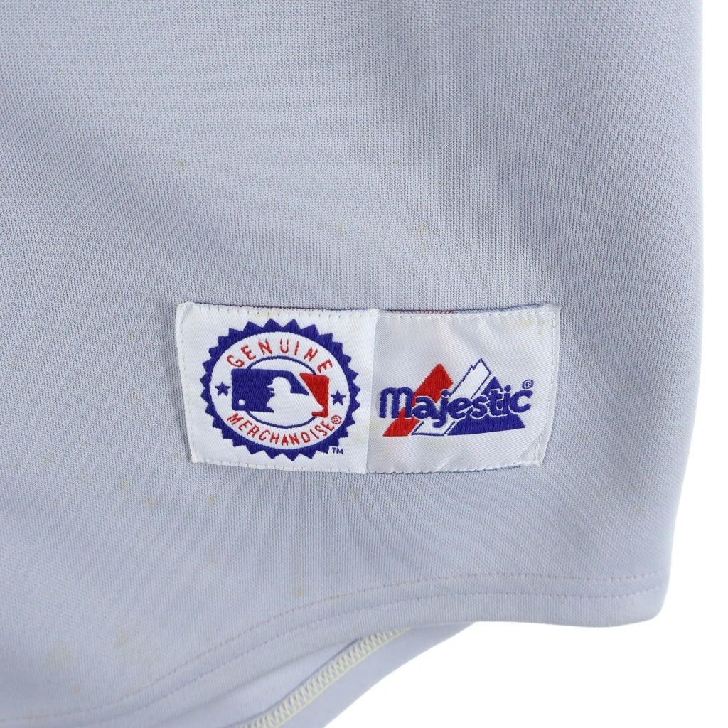 Majestic(マジェスティック) MLB SEATTLE MARINERS シアトル マリナーズ イチロー 半袖 ベースボールシャツ グレー