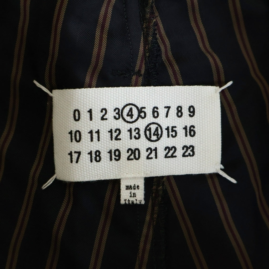 Maison Margiela(メゾンマルジェラ) 22AW レーヨン混 ストレートレッグ イージージョガーパンツ ブラック SI1KA0007 S53802
