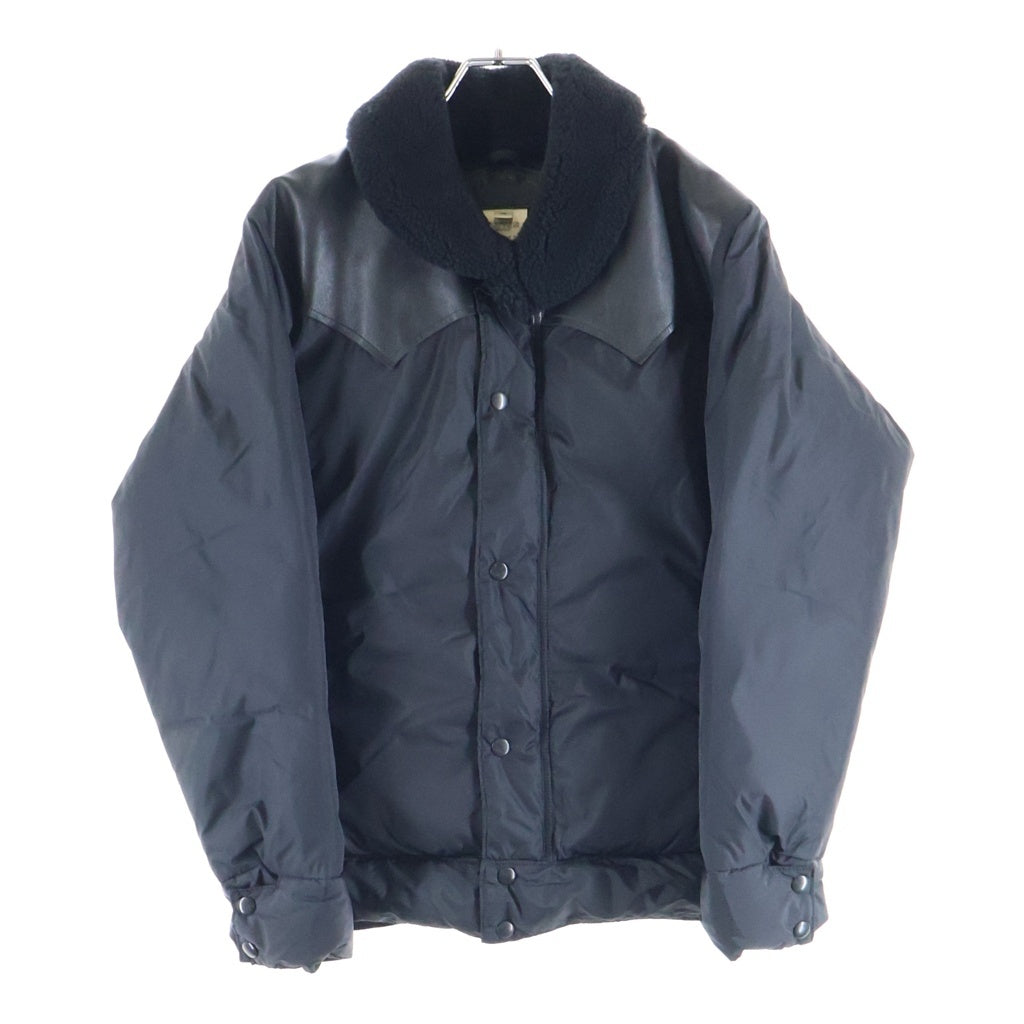 ROCKY MOUNTAIN(ロッキーマウンテン) CHRISTY JACKET クリスティ ヨークレザー 襟ボア ジップアップジャケット ブラック 450-472-22