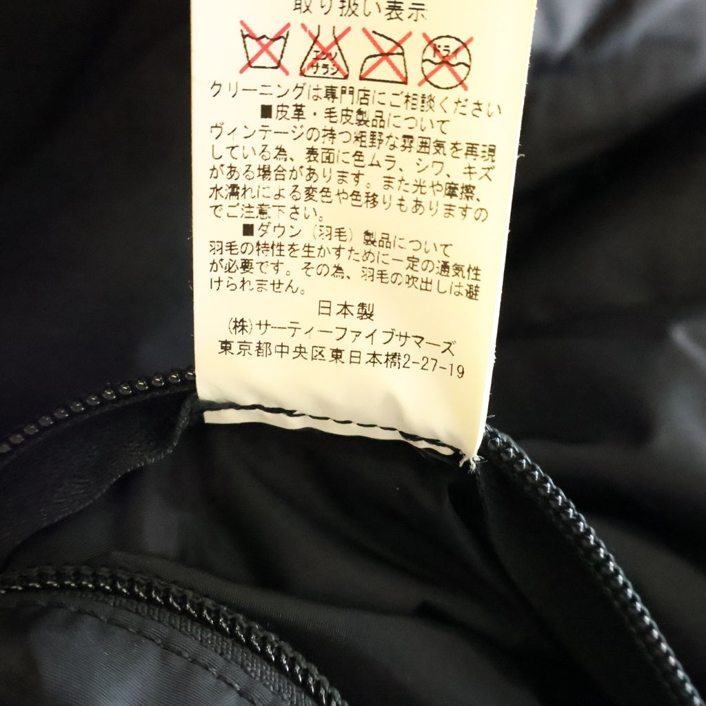 ROCKY MOUNTAIN(ロッキーマウンテン) CHRISTY JACKET クリスティ ヨークレザー 襟ボア ジップアップジャケット ブラック 450-472-22