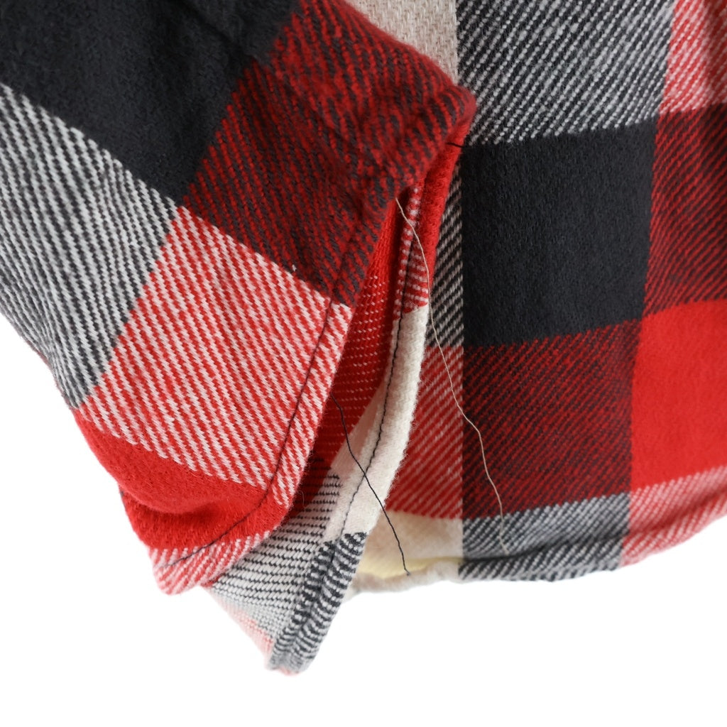 VINTAGE(ヴィンテージ) 60S VINTAGE FROSTROOF L/S HEAVY NEL-SHIRT ヴィンテージ チェック柄 長袖ヘビーネルシャツ レッド/ホワイト/ブラック