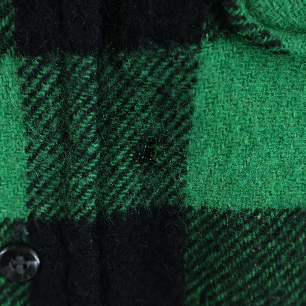 VINTAGE(ヴィンテージ) 50-60S VINTAGE PILGRIM L/S WOOL SHIRT ヴィンテージ チェック柄 長袖ウールシャツ グリーン/ブラック