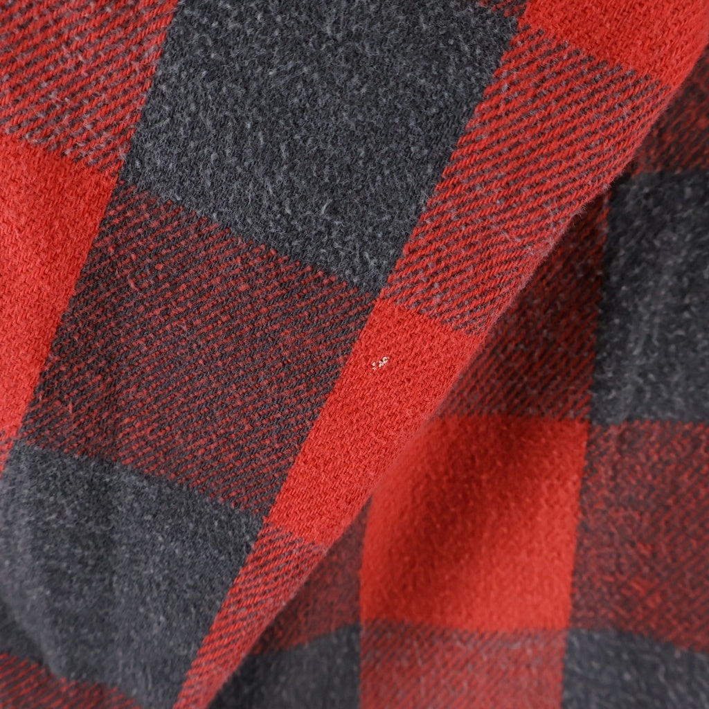 VINTAGE(ヴィンテージ) 80S VINTAGE FIVE BROTHER L/S HEAVY NEL-SHIRT ヴィンテージ チェック柄 長袖ヘビーネルシャツ レッド/ブラック
