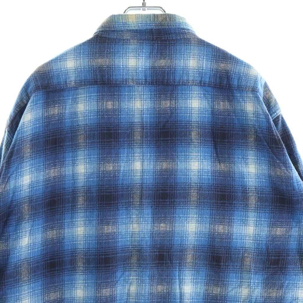 VINTAGE(ヴィンテージ) 60S VINTAGE CUSTOM TAILORED L/S PRINT FLANNEL SHIRT ヴィンテージ チェック柄 長袖プリネルシャツ ブルー