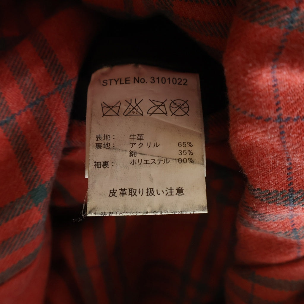 SCHOTT(ショット) クラシックトラックジャケット カウハイド シングルライダースジャケット ブラック 3101022