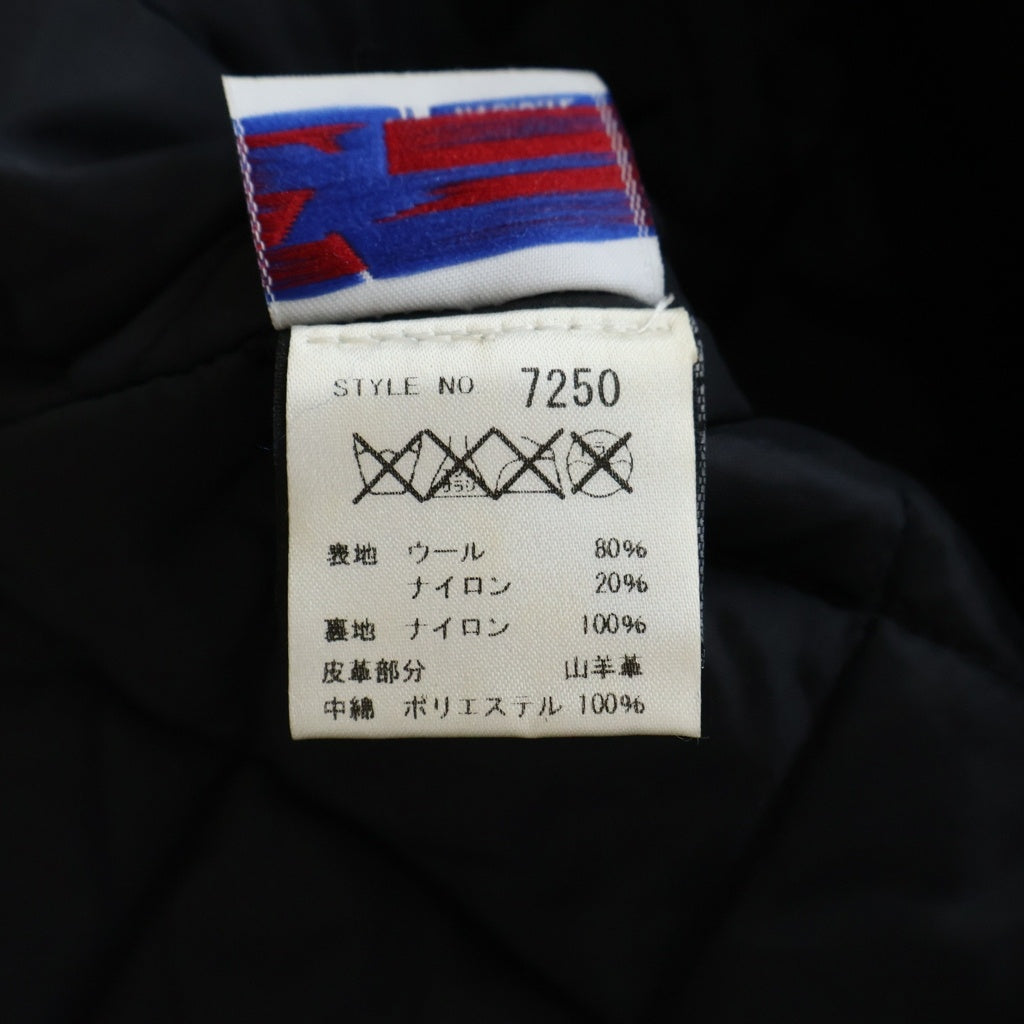 SCHOTT(ショット) URBAN RESEARCH別注 769UR ワンスター メルトンウール ダブルライダースジャケット ブラック