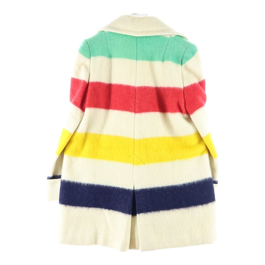 VINTAGE(ヴィンテージ) 60S VINTAGE ILGWU WOOL BLANKET COAT ヴィンテージ マルチボーダー ウールブランケットコート ベージュ