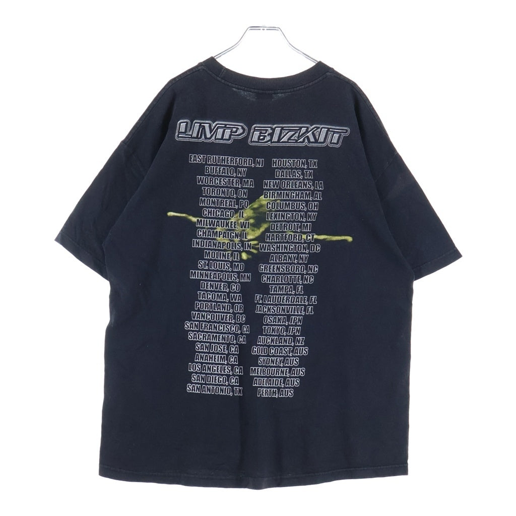VINTAGE(ヴィンテージ) 00S VINTAGE LIMP BIZKIT CHOCOLATE STARFISH AND THE HOTDOG FLAVORED WATER リンプビズキット ヴィンテージTシャツ 半袖カットソー ブラック