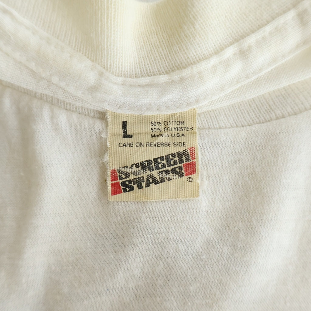 VINTAGE(ヴィンテージ) 80S VINTAGE LIVE AID ライブエイド プリントTシャツ 半袖カットソー ホワイト