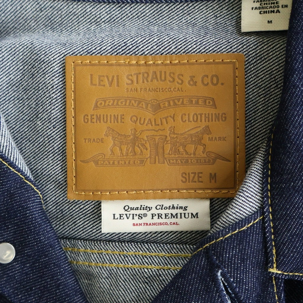 Levi's premium(リーバイスプレミアム) ×JOURNAL STANDARD TYPE 1 TRUCKER JACKET ジャーナルスタンダード 別注1ST デニムトラッカージャケット インディゴ PC9-005SZ-0000