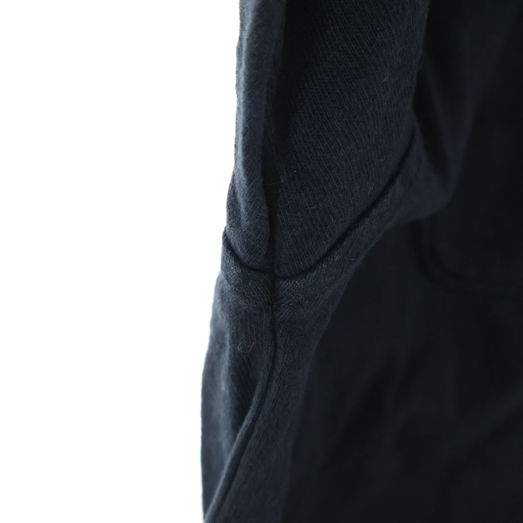 JIL SANDER(ジルサンダー) フロントダブルポケット クルーネック長袖Tシャツ カットソー ブラック KKJMBW0115