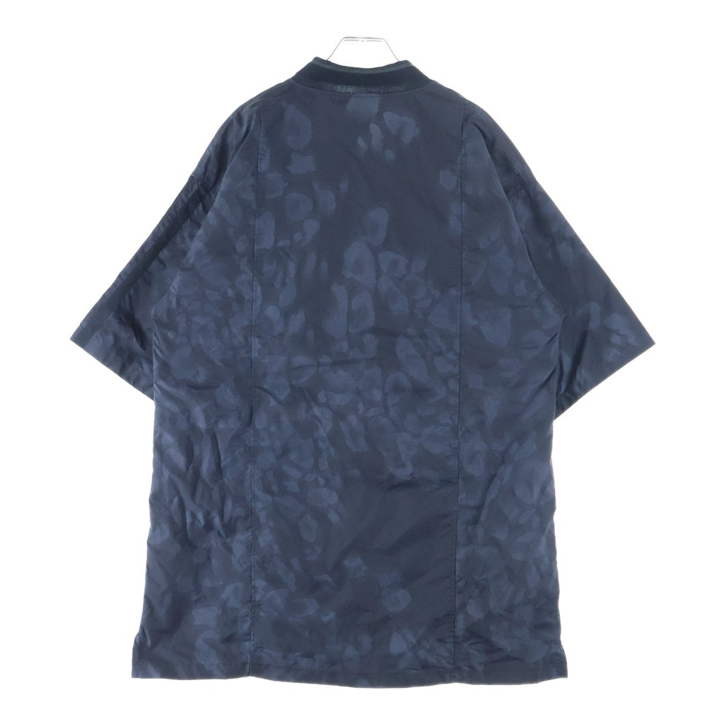 adidas(アディダス) ×Y-3 3-Stripes Short Sleeve Tee ワイスリー スリーストライプス ロゴエンブロイダリー ナイロン Vネック半袖Tシャツ カットソー ブラック HN1975 2J0001